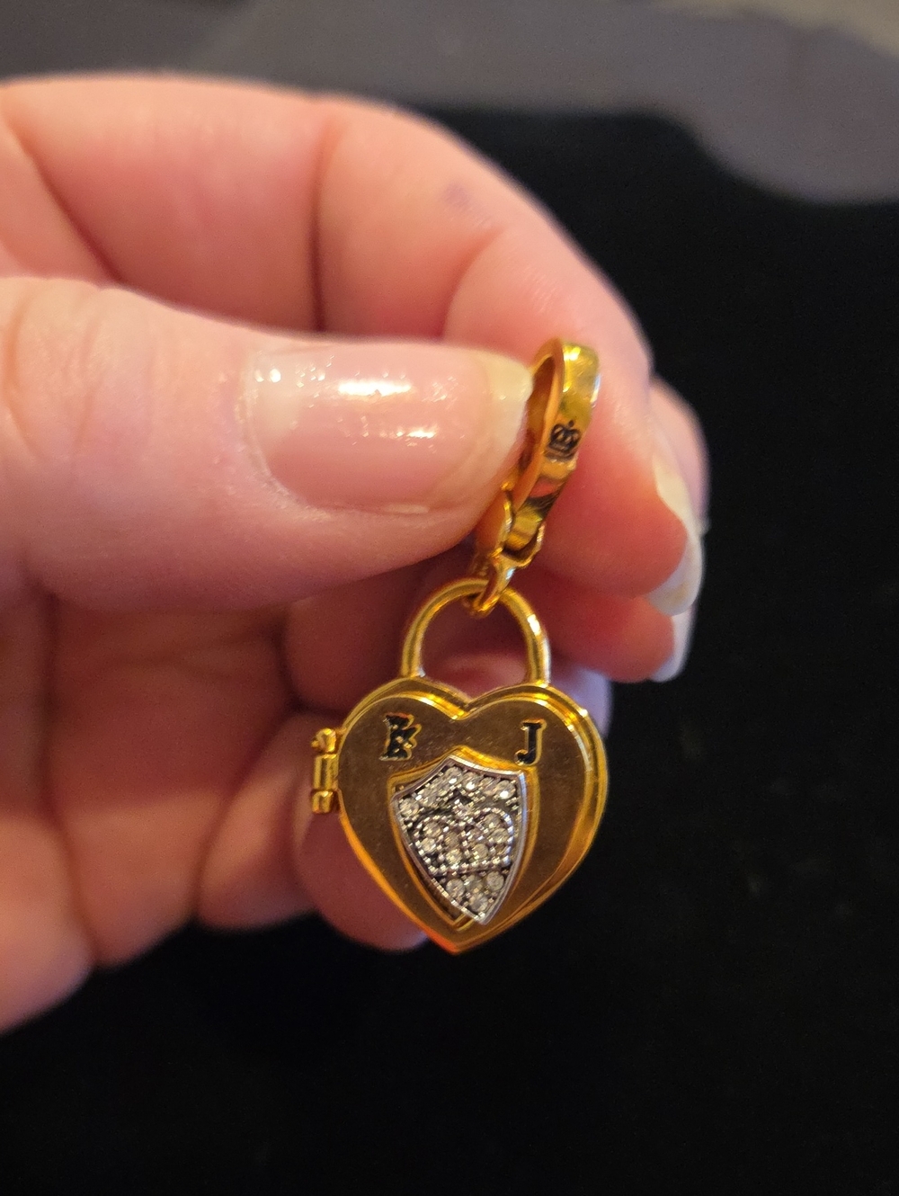 JUICY COUTURE HEART LOCKET CHARM